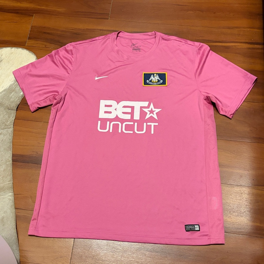 Nike Pink Sports Tee with Logo Sz XL